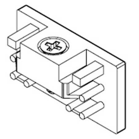 Jesco End Cap, White J2EC-WT